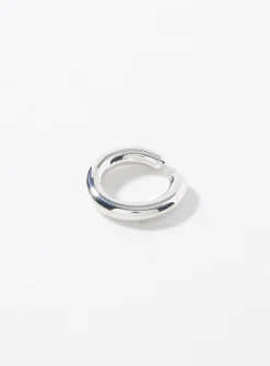 Minimalist silver ear cuff