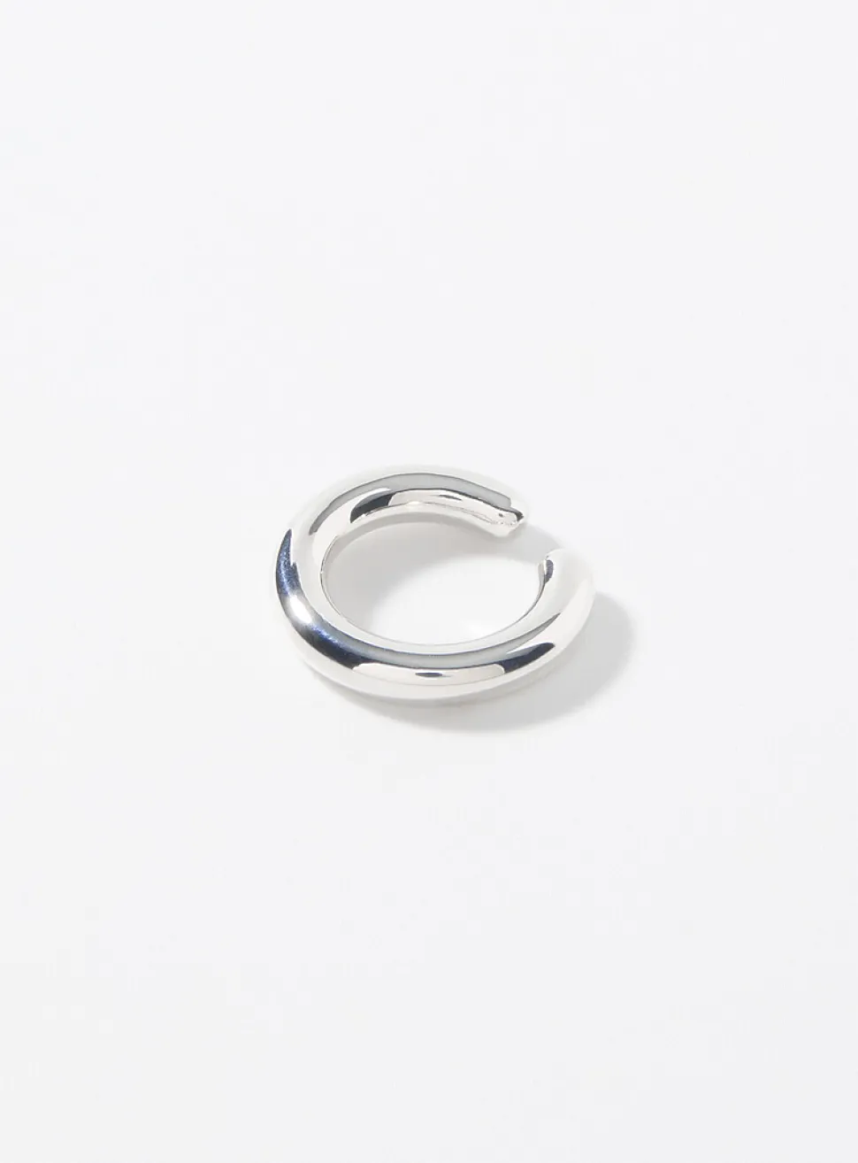 Minimalist silver ear cuff