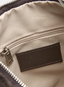 Minimalist suede hobo bag
