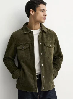 Minimalist suede jacket
