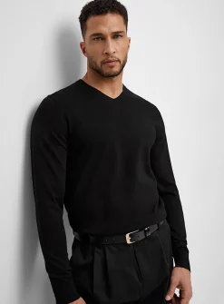 Minimalist V-neck sweater
