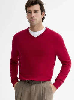 Minimalist V-neck sweater