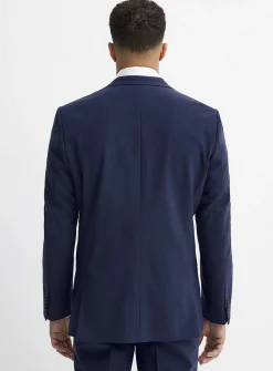 Minimalist wool-blend jacket