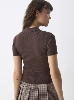 Mini-ribbing polo