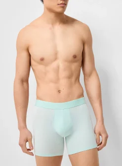 6" mint/grey/navy boxer briefs