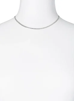Mirror link silver chain