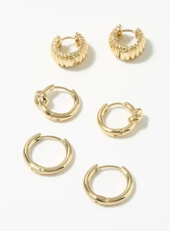 Mixed-texture hoops