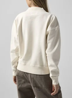 Moby velvet logo sweatshirt