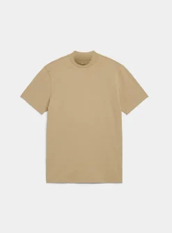 Mock-neck T-shirt