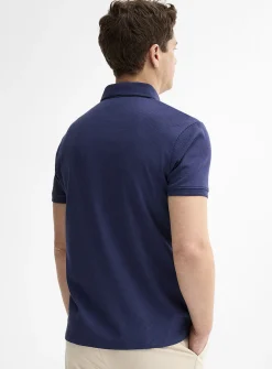 Modal-blend ribbed polo
