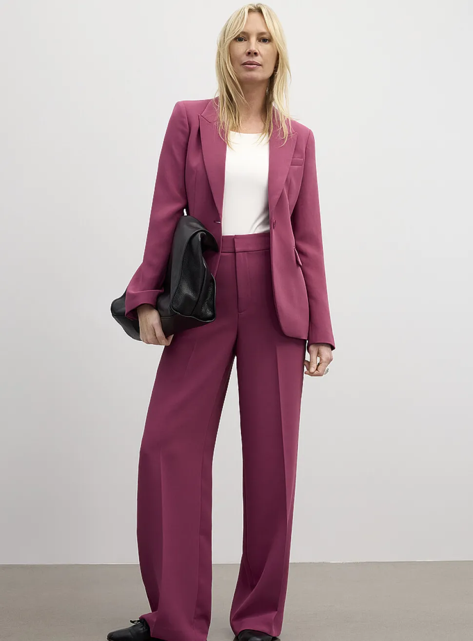 Moderne textured crepe pant