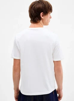 Monochrome ringer T-shirt