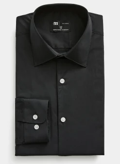 Monochrome stretch shirt