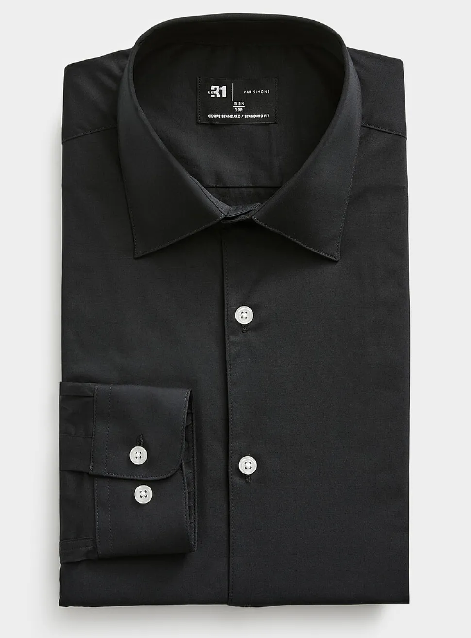 Monochrome stretch shirt