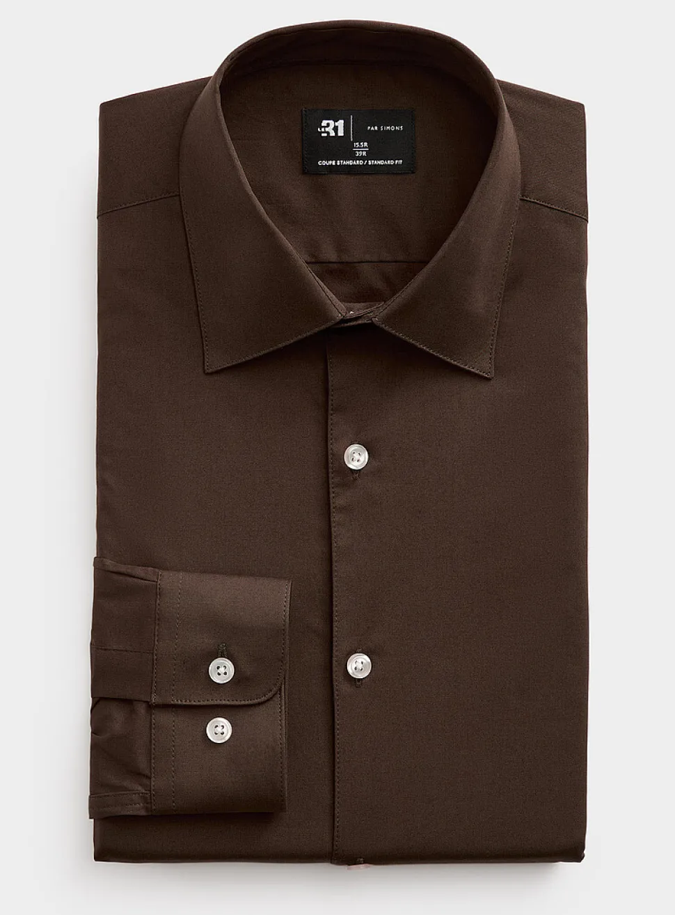 Monochrome stretch shirt