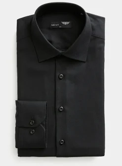 Monochrome twill shirt
