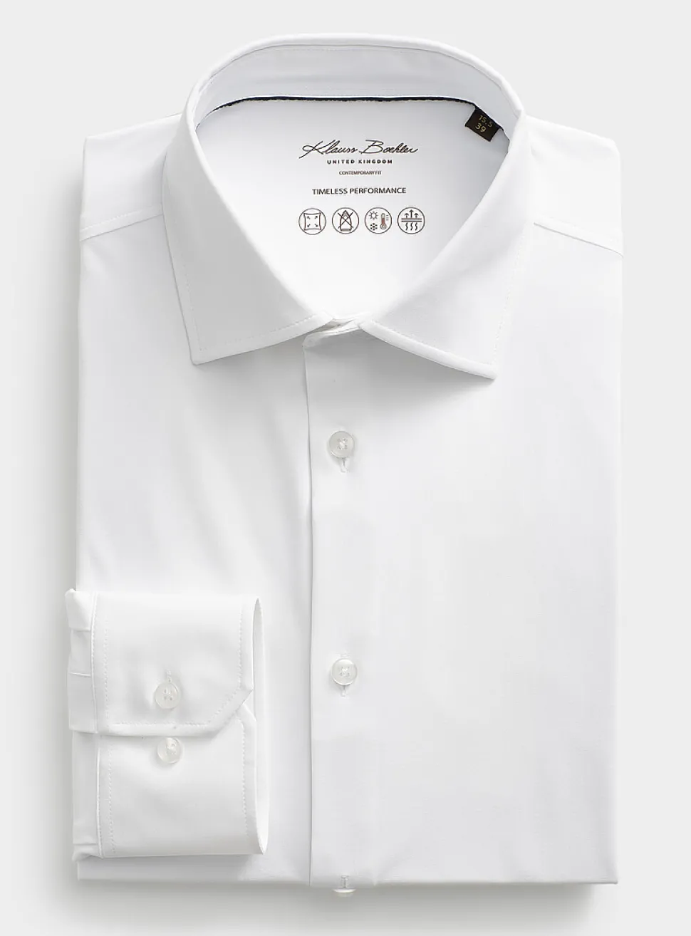 Monochrome ultra-stretch shirt