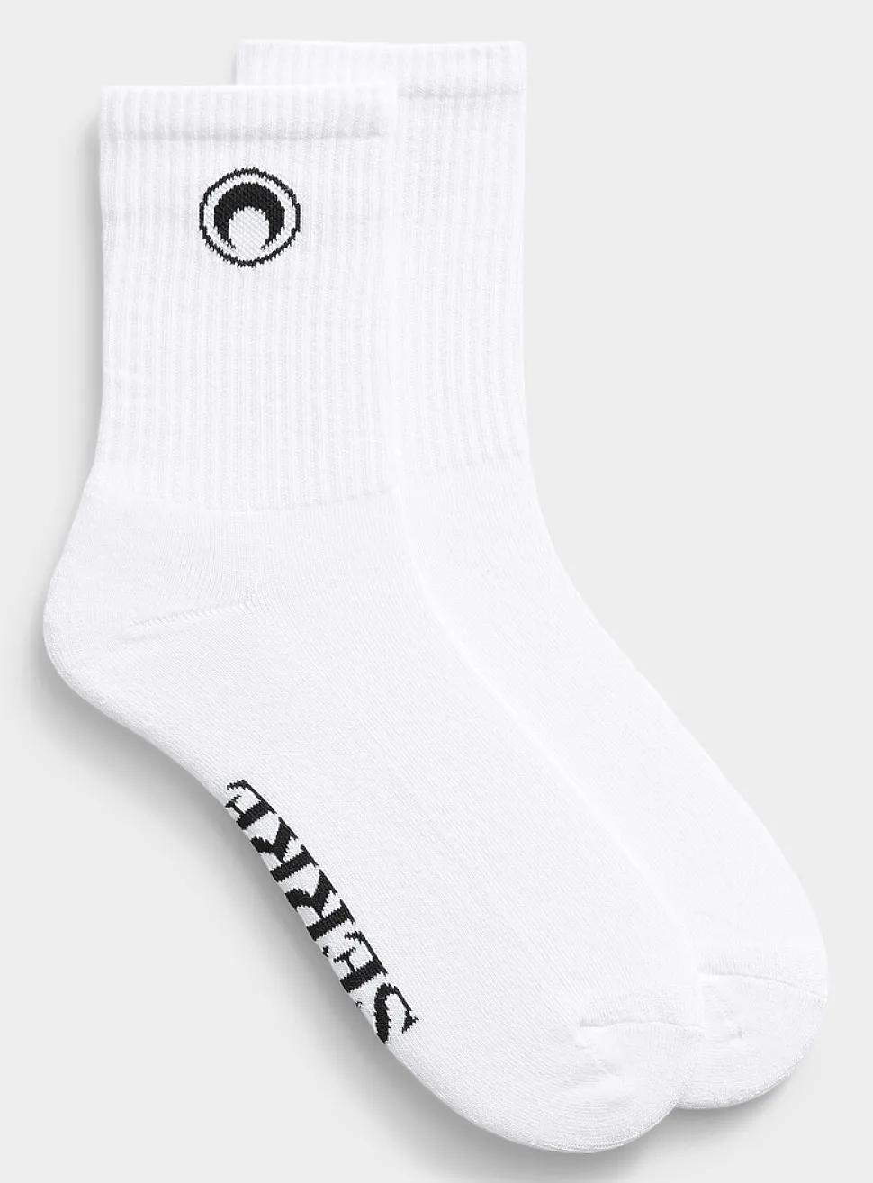 Moon logo socks