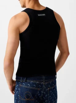 Moon ribbed tank