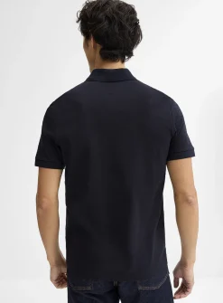 Mosaic piqué polo