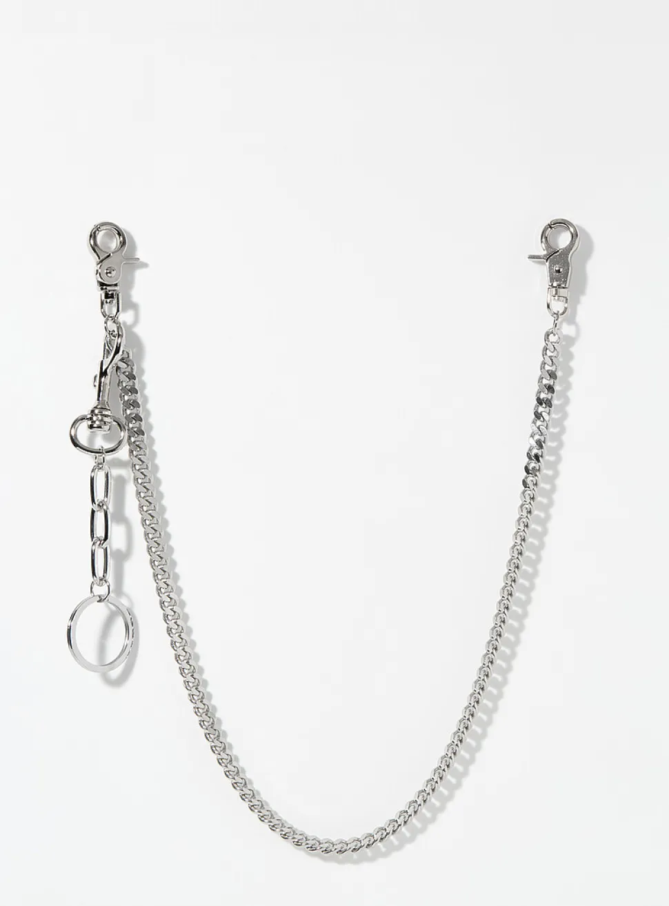 Multiple snap hook solid wallet chain