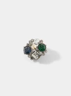 Multiple-stone brooch