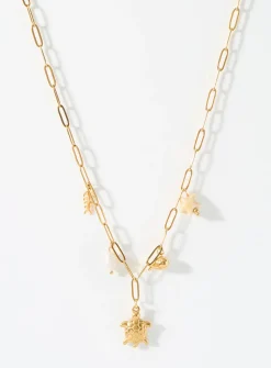 Nautical charm paper-clip chain