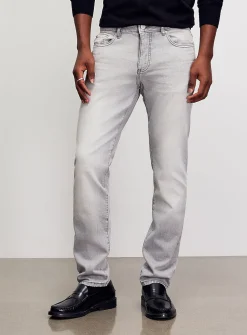 Nick bleached ash-grey jean