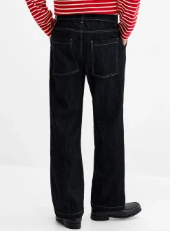 Nocturnal indigo pleated jean