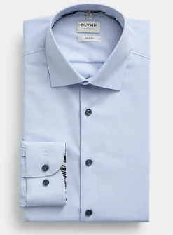 No-iron micro-pattern shirt