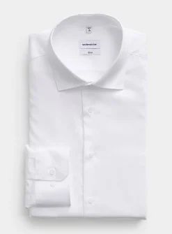 Non-iron sateen shirt