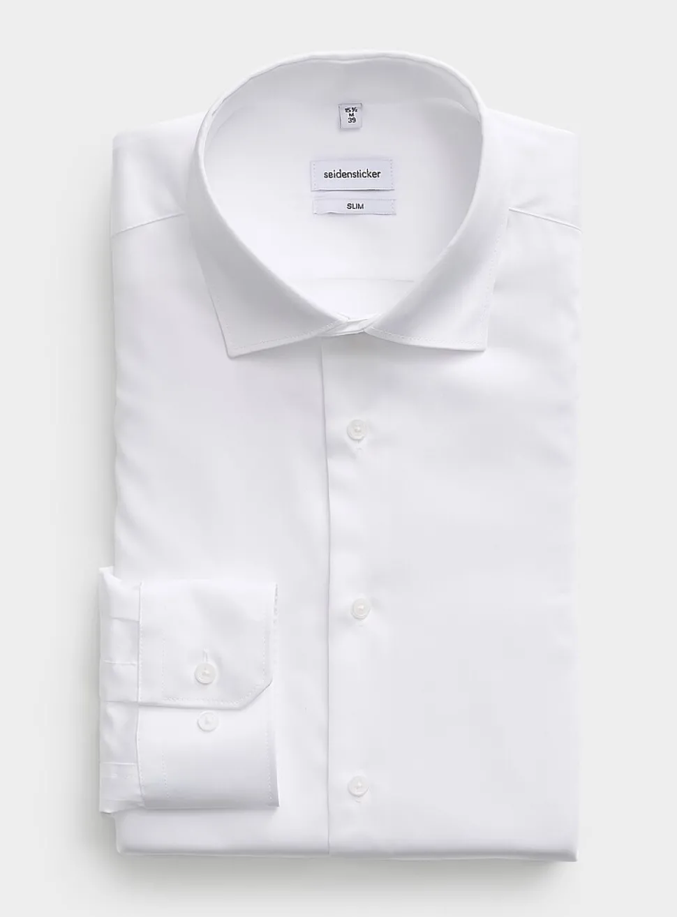 Non-iron sateen shirt