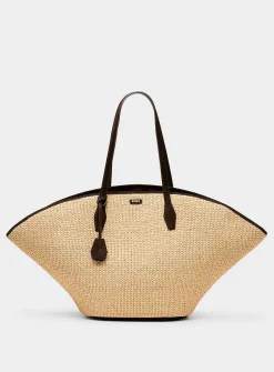 Numah braided straw XXL tote bag