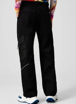 Nylon pocket cargo pant