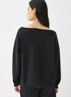 Off-the-shoulder sweater