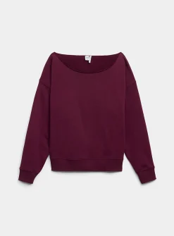 Off-the-shoulder sweater