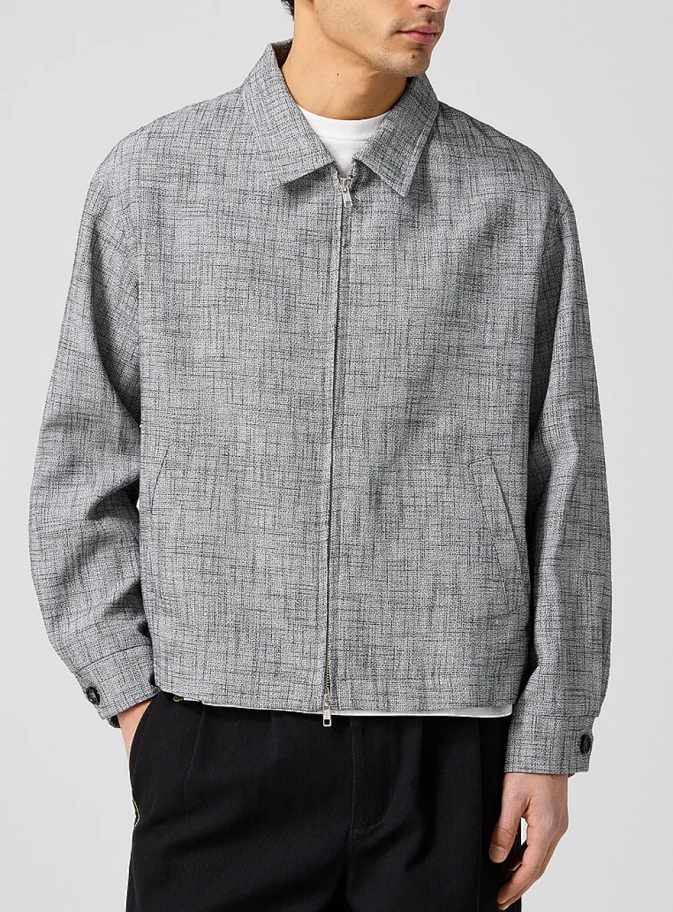 Ohio woven zip-up jacket