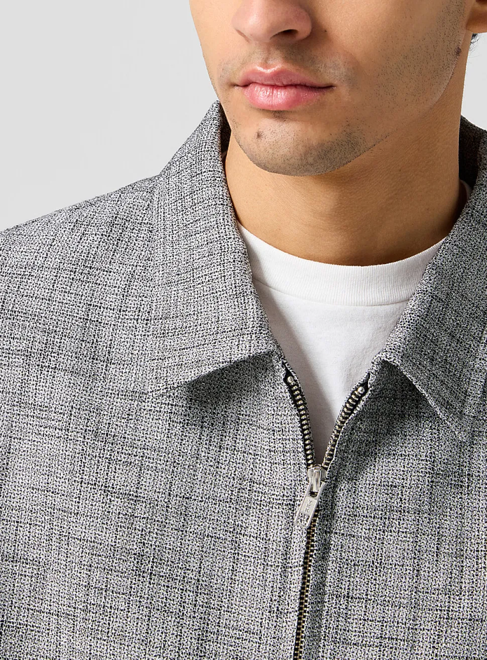 Ohio woven zip-up jacket