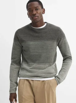 Ombré block sweater
