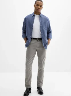 Optical pattern chinos