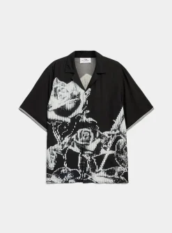 Optical rose camp shirt