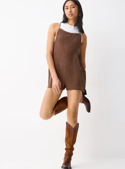Organic cotton gauze romper