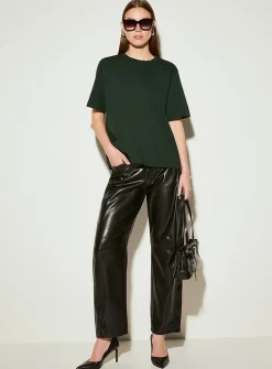 Organic cotton loose boxy-fit T-shirt