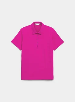 Organic cotton plain polo shirt