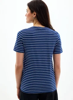 Organic cotton striped T-shirt