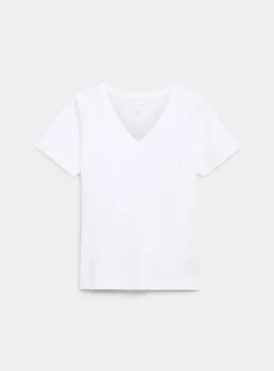 100% organic cotton V-neck T-shirt
