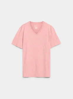 100% organic cotton V-neck T-shirt