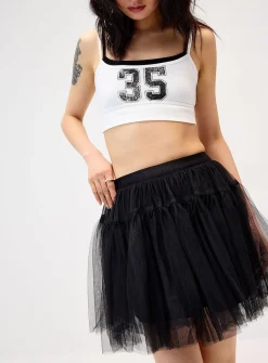 Organza tutu miniskirt