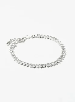 Oval gemstone bracelet