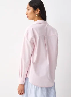 Oversized solid shirt